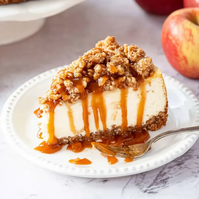 Cheesecake all’apple crisp