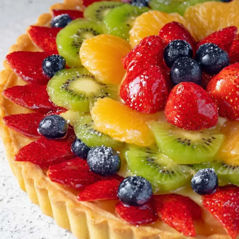 Crostata francese alla frutta con crema pasticcera