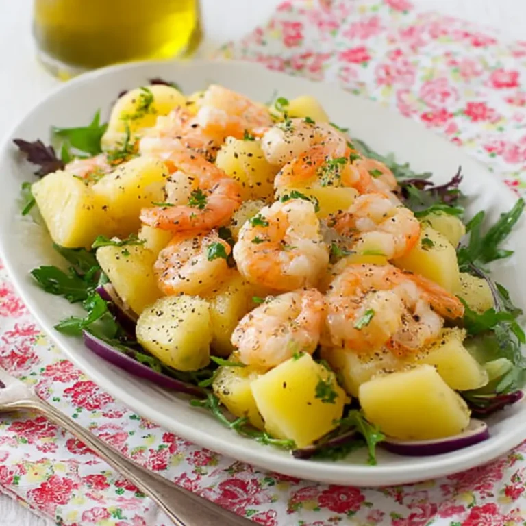 INSALATA DI PATATE E GAMBERI