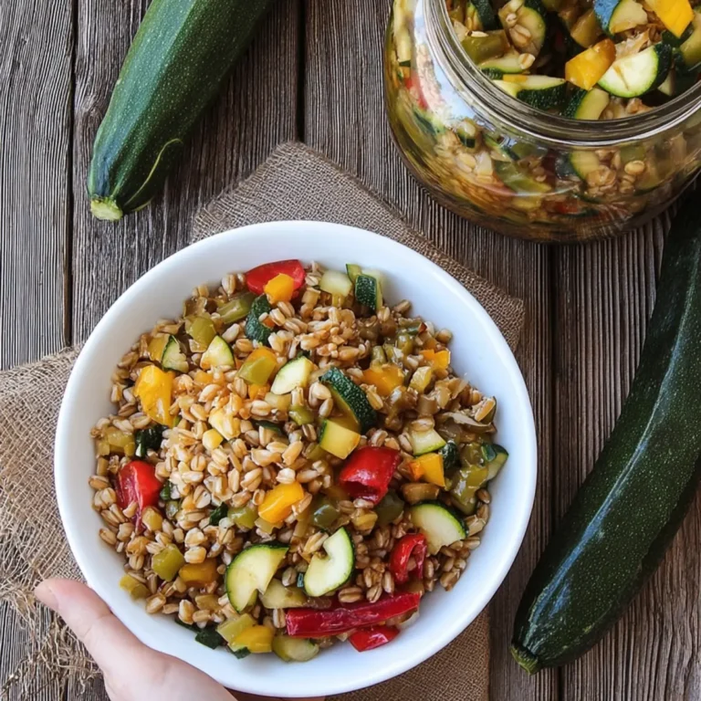 Insalata di farro con verdure