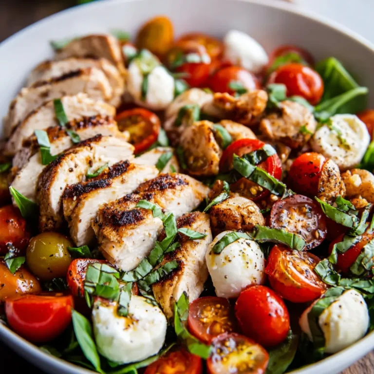 Insalata di pollo caprese
