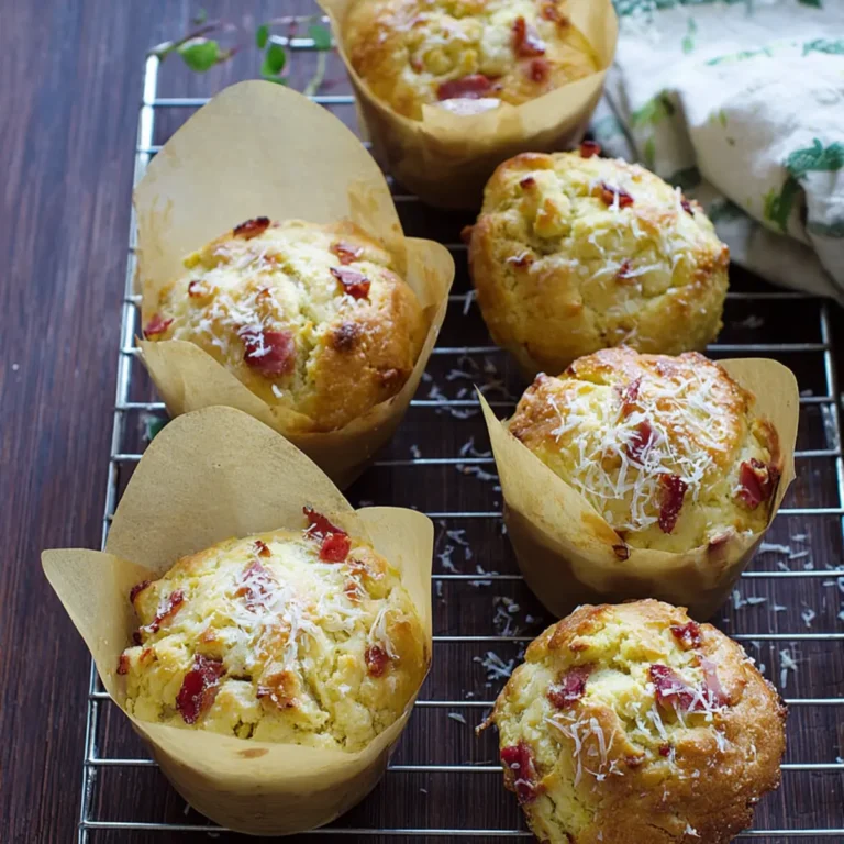 MUFFIN SALATI con SPECK E PARMIGIANO