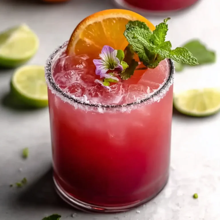 Mai Tai all'arancia e ibisco