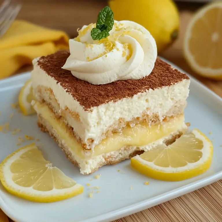 Tiramisù al limone