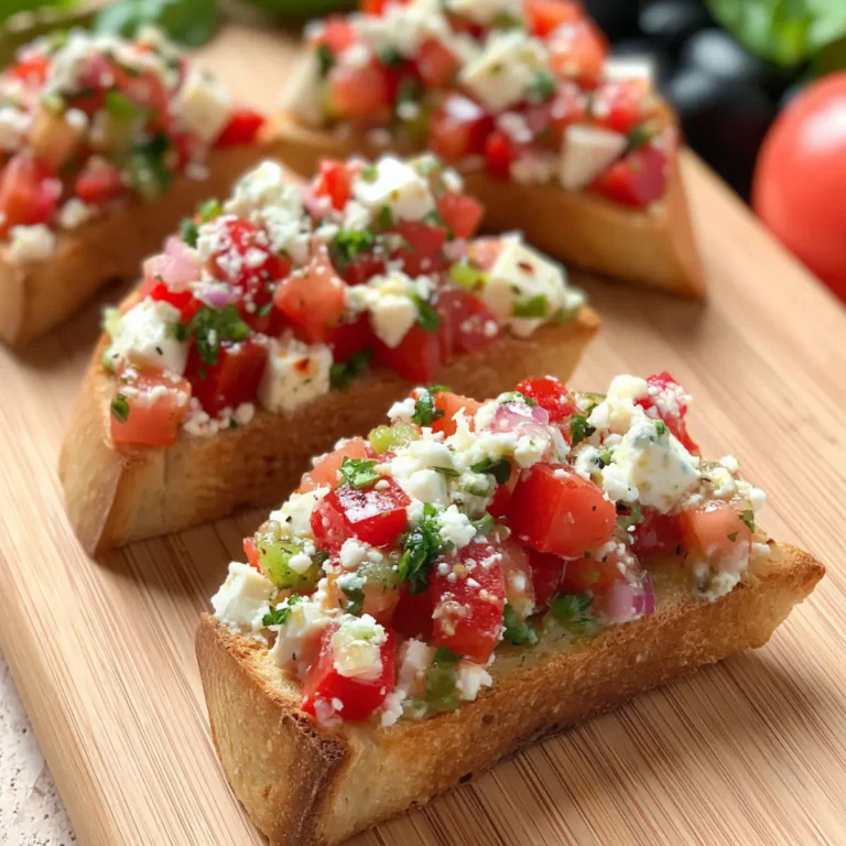 Bruschetta mediterranea