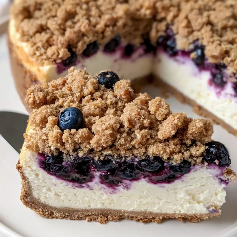 Cheesecake crumble ai mirtilli