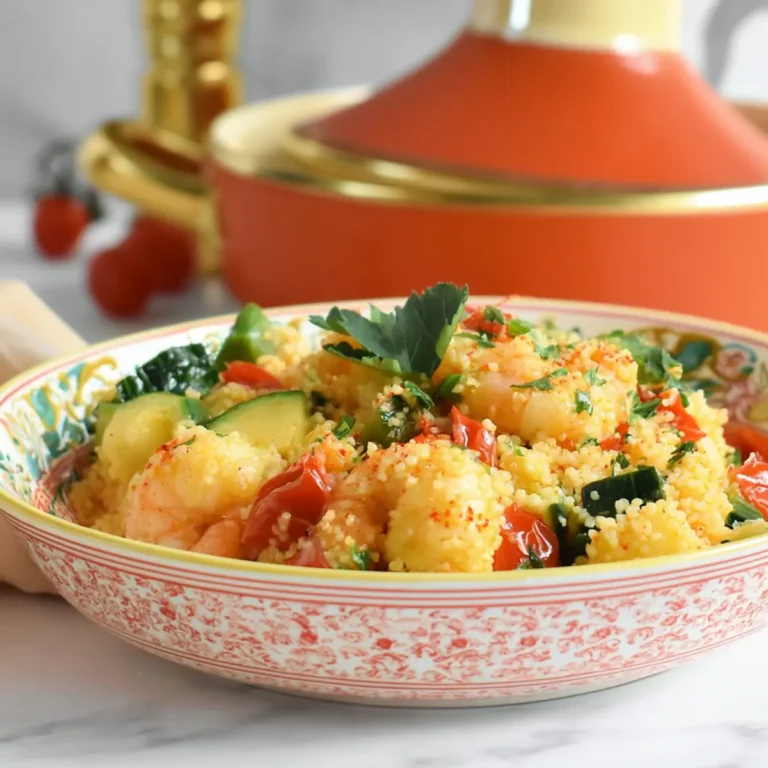 Cous cous con gamberi e pomodorini