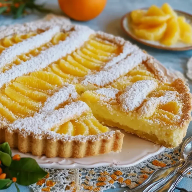 Crostata all'arancia