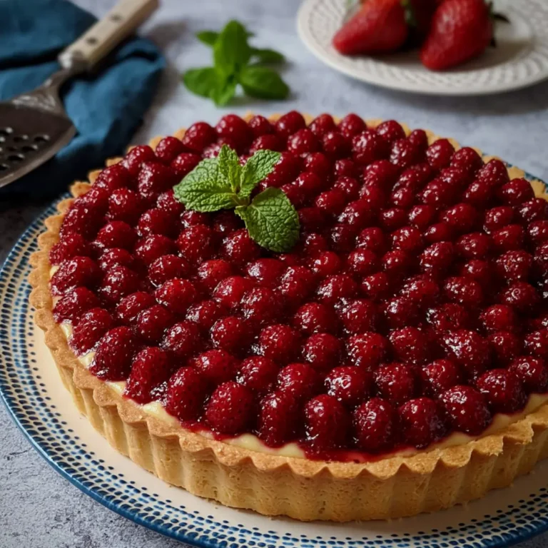 Crostata di fragoline con crema pasticcera