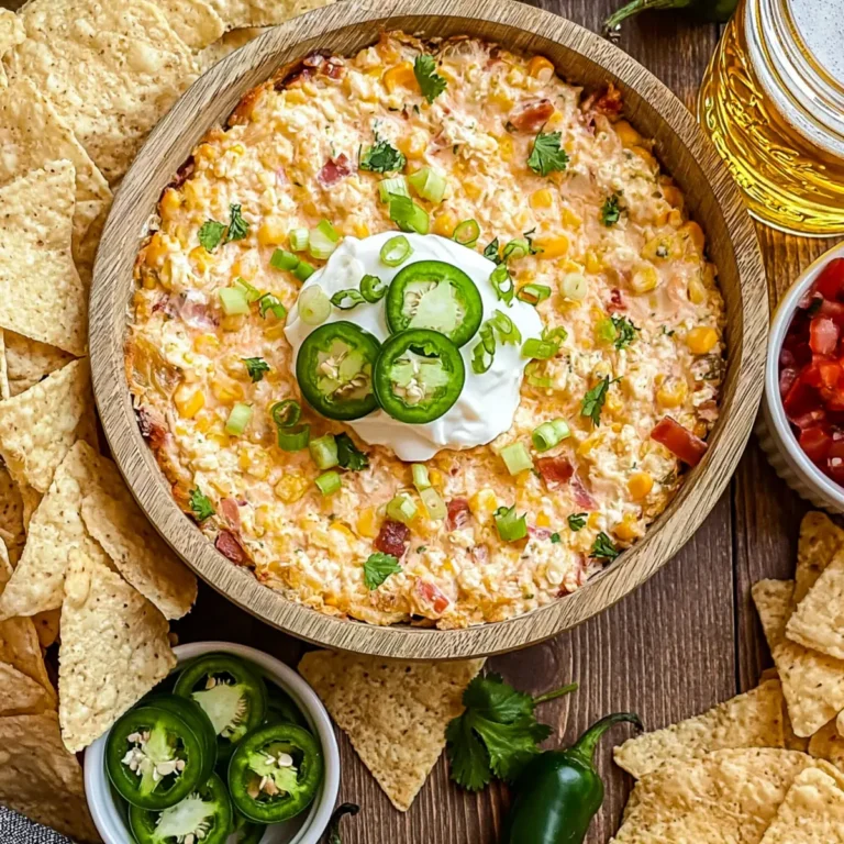 Dip di mais e jalapeño in slow cooker