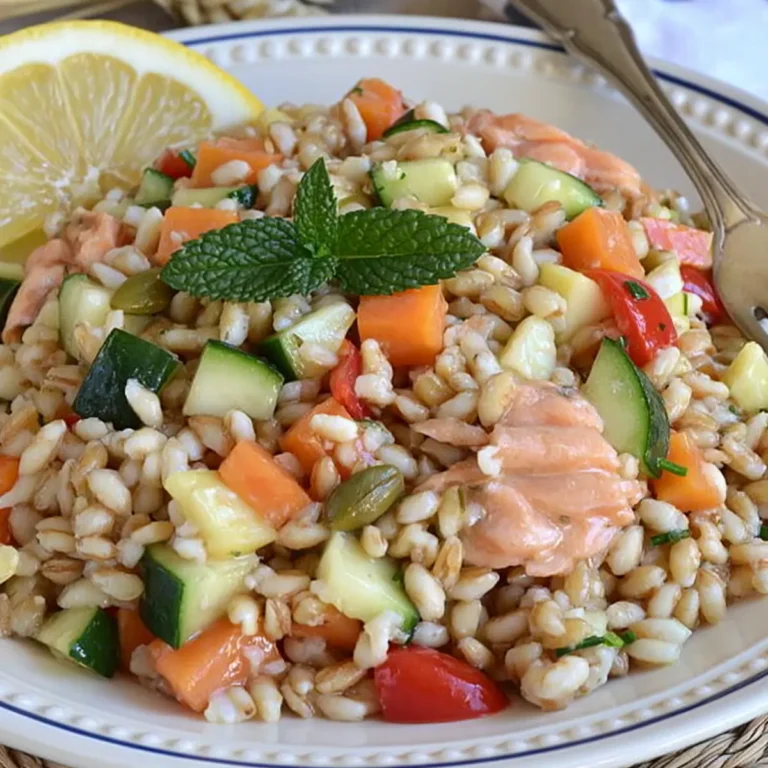 Insalata di Farro e Salmone