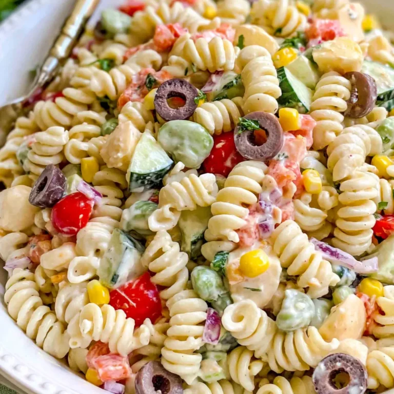 Insalata di pasta cremosa
