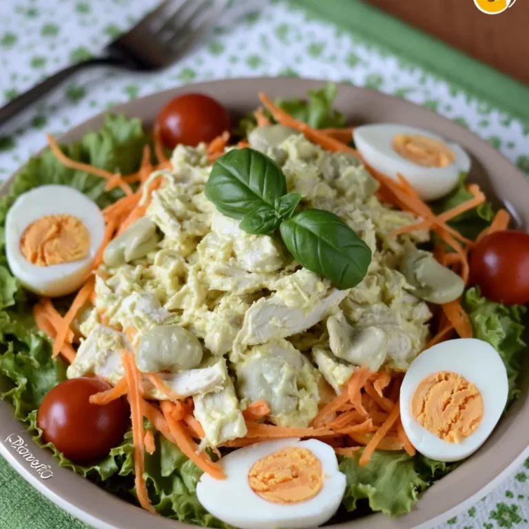 Insalata di pollo senza maionese