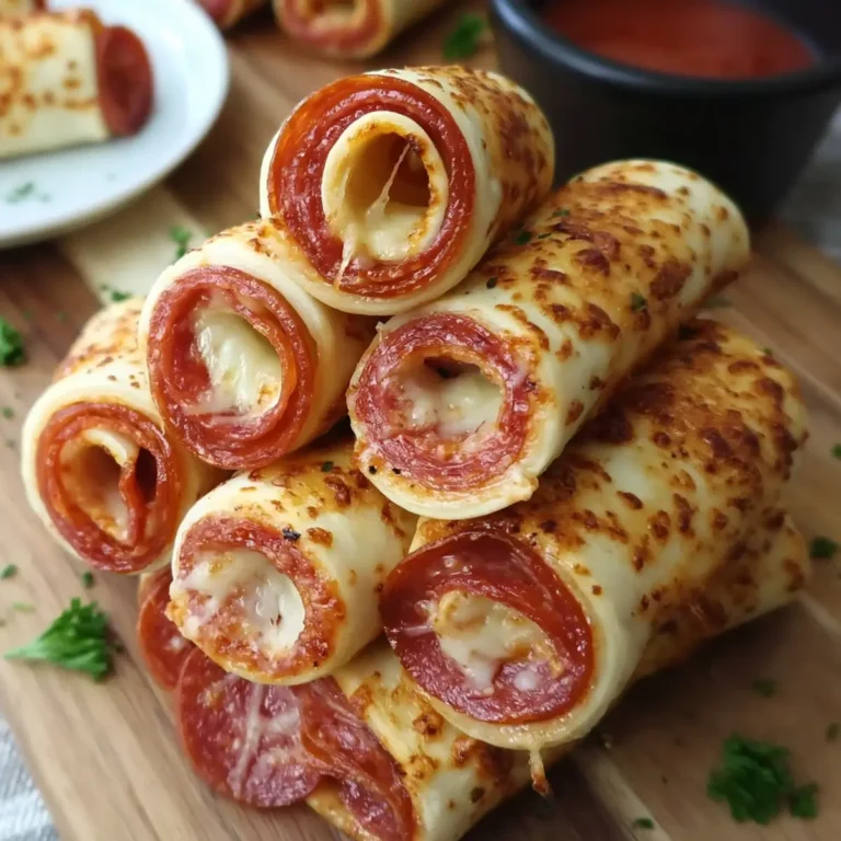 Involtini di pizza al formaggio e salame piccante