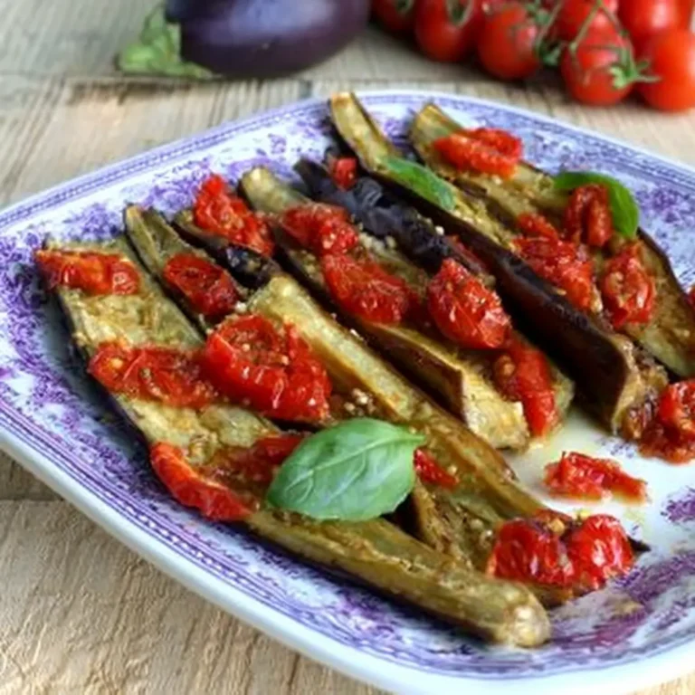 Melanzane spaccatelle al forno