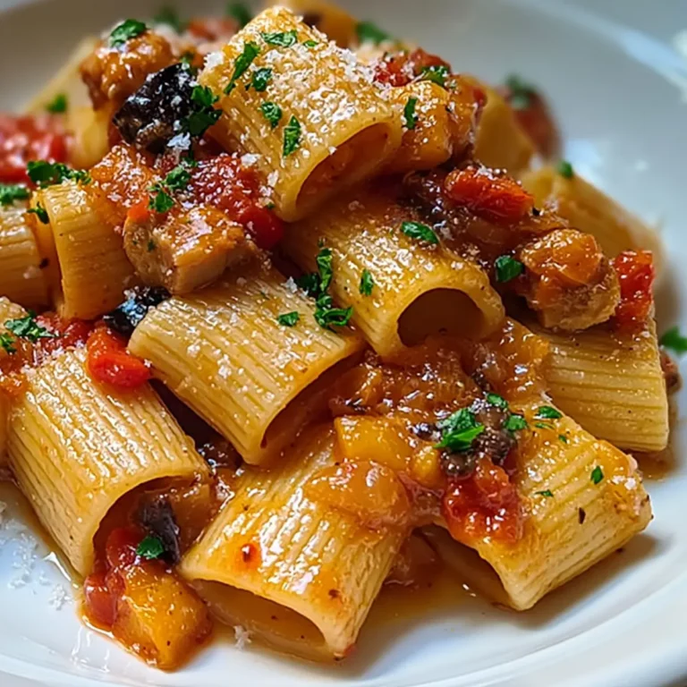 Mezzi Paccheri al Tonno