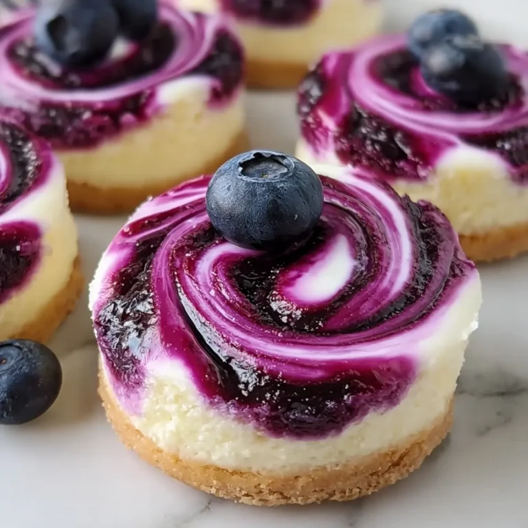 Mini cheesecake al limone e mirtilli