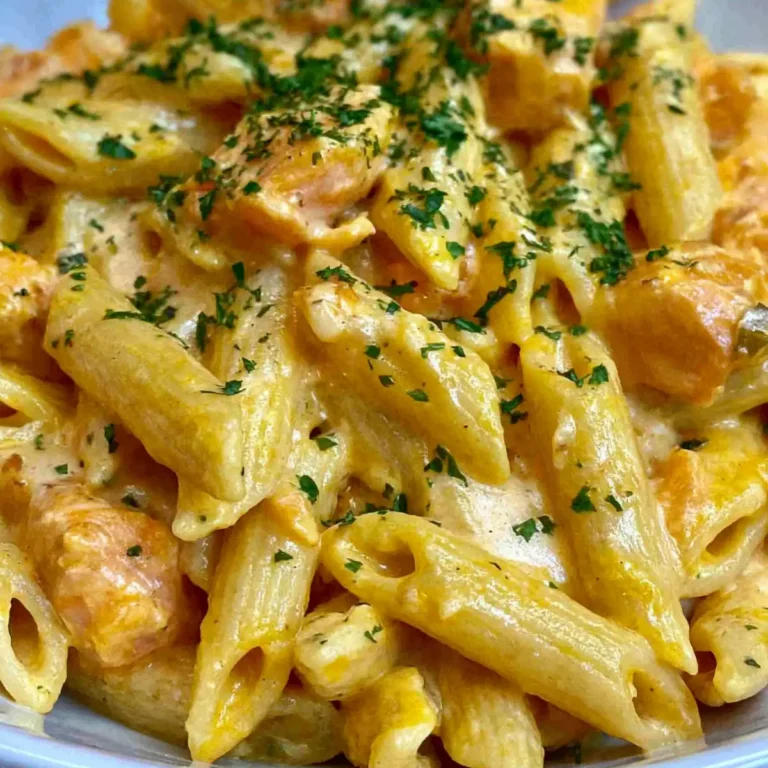 Pennette con salmone