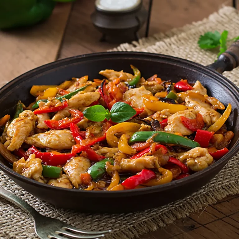 Straccetti di Pollo ai Peperoni