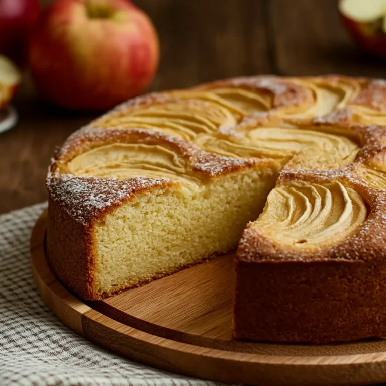 Torta di mele senza teglia in friggitrice ad aria