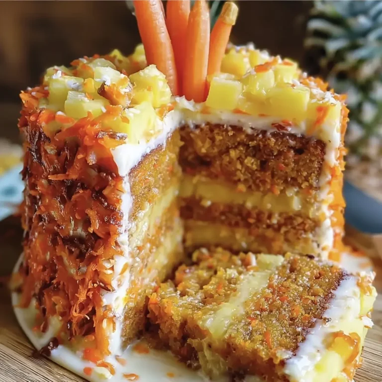 Torta hawaiana di carote e ananas