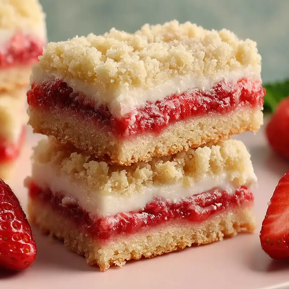 Barrette shortcake alle fragole
