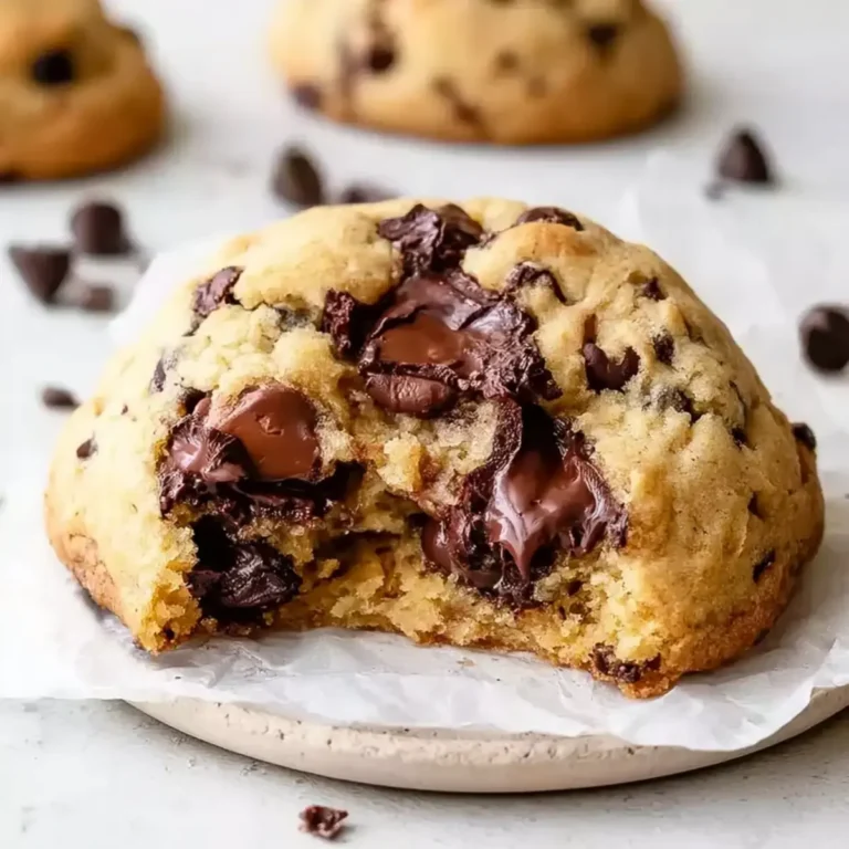 Biscotti con due tipi di gocce di cioccolato in stile Levain