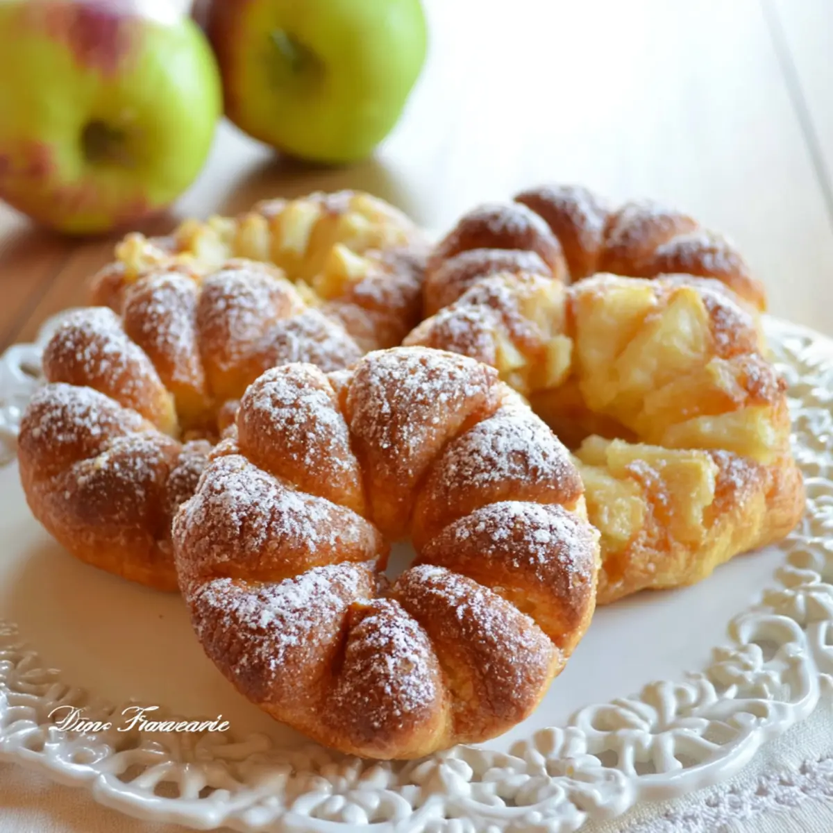 CIAMBELLE DI MELE E PASTA SFOGLIA