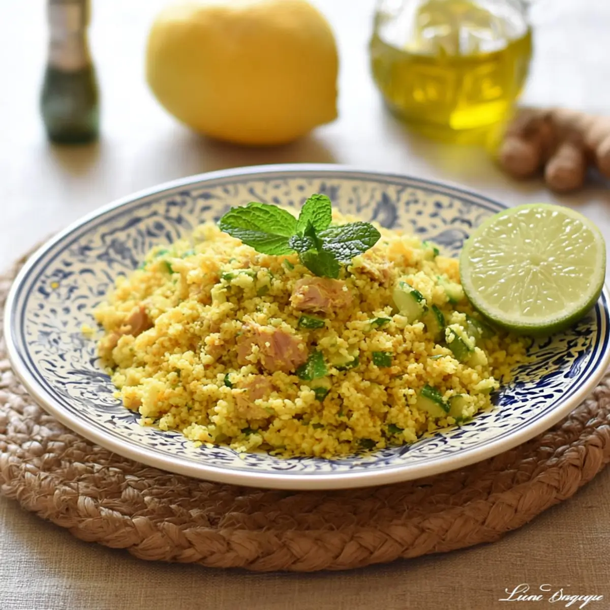 COUSCOUS ALLA CURCUMA CON TONNO E ZUCCHINE