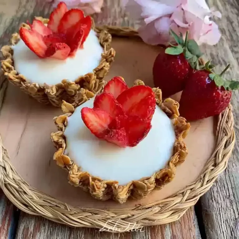 Cestini di avena e yogurt