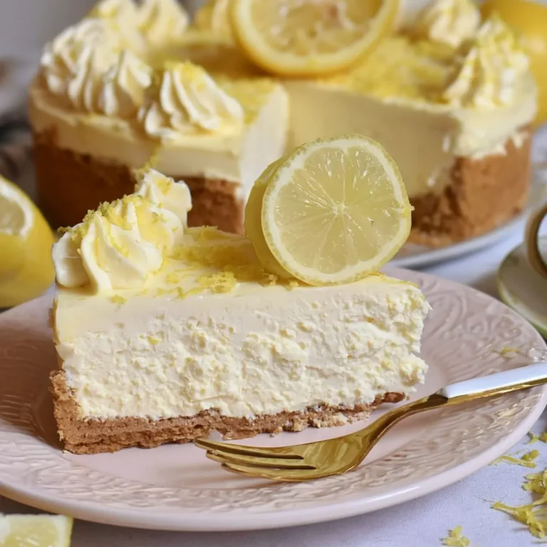 Cheesecake al limone senza cottura