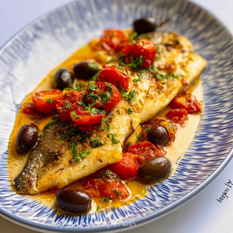 Filetti di orata in padella alla mediterranea