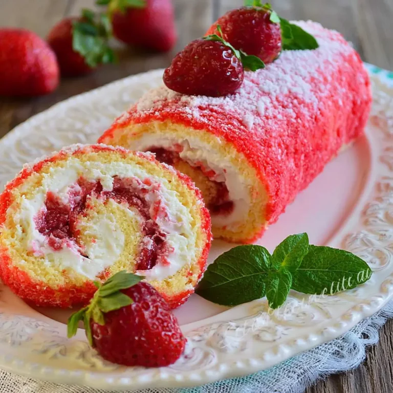 Girelle alle fragole e mascarpone