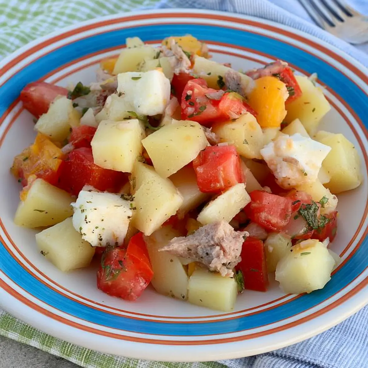 INSALATA DI PATATE LESSE FANTASIA