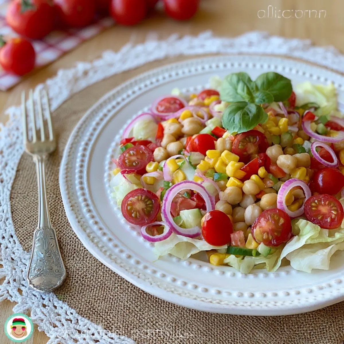 Insalata di ceci estiva