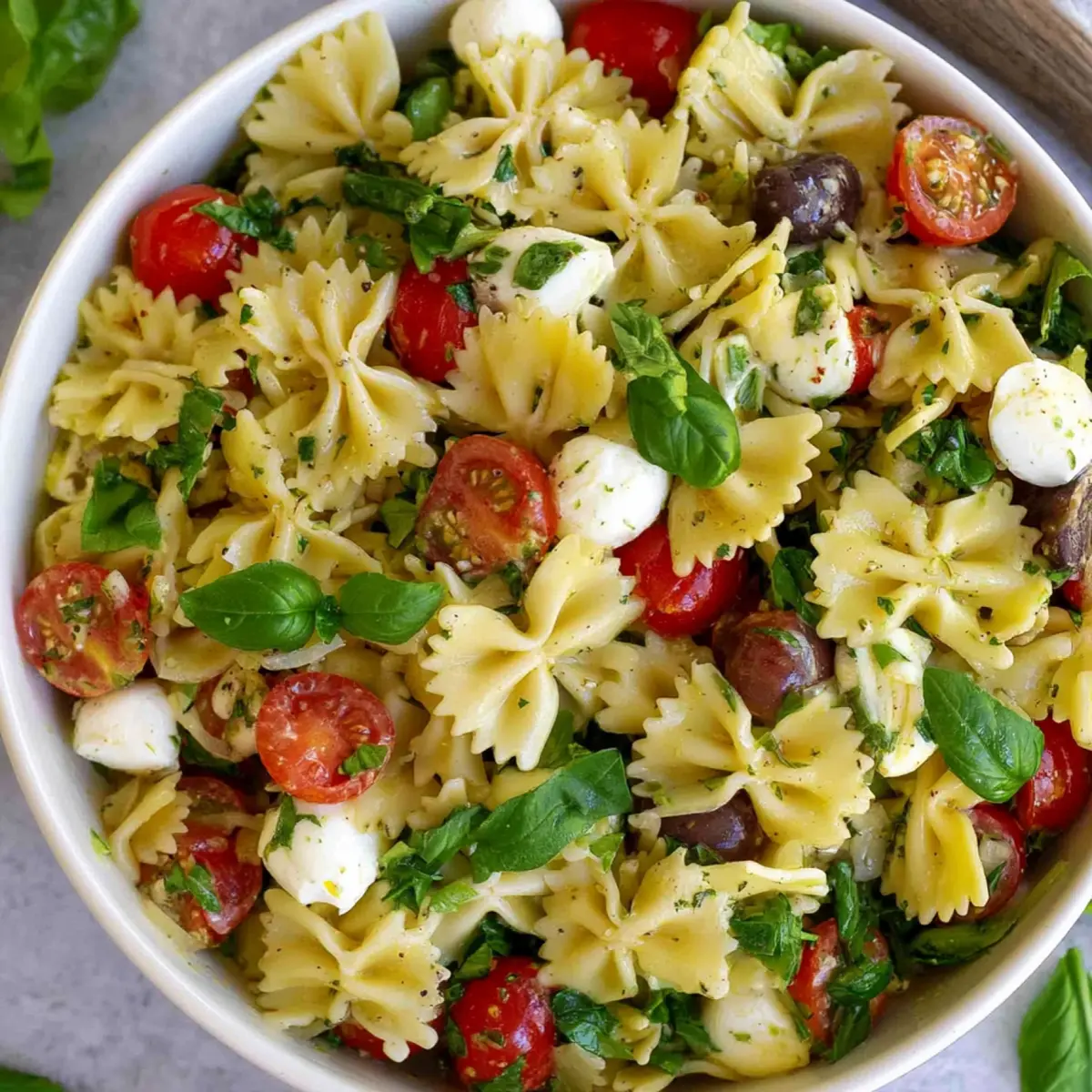 Insalata di pasta con farfalle