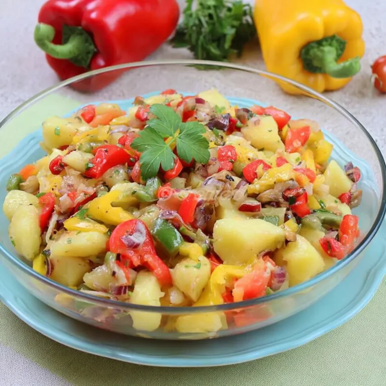 Insalata di patate e peperoni