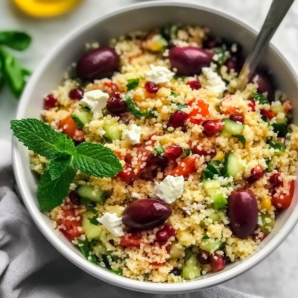 Insalata mediterranea di couscous