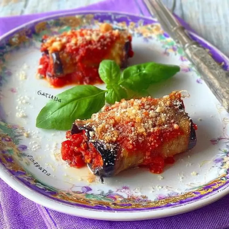 Involtini di melanzane alla siciliana