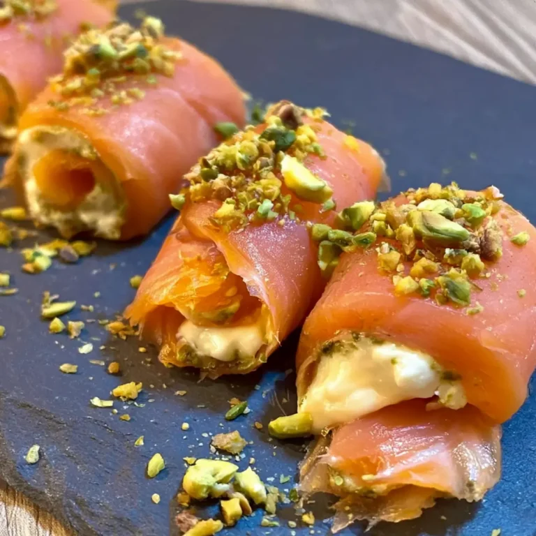 Involtini di salmone affumicato