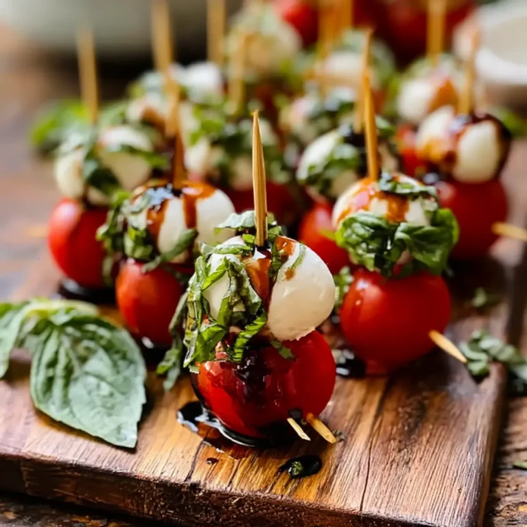 Mini spiedini caprese