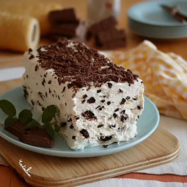 Semifreddo ricotta e cioccolato