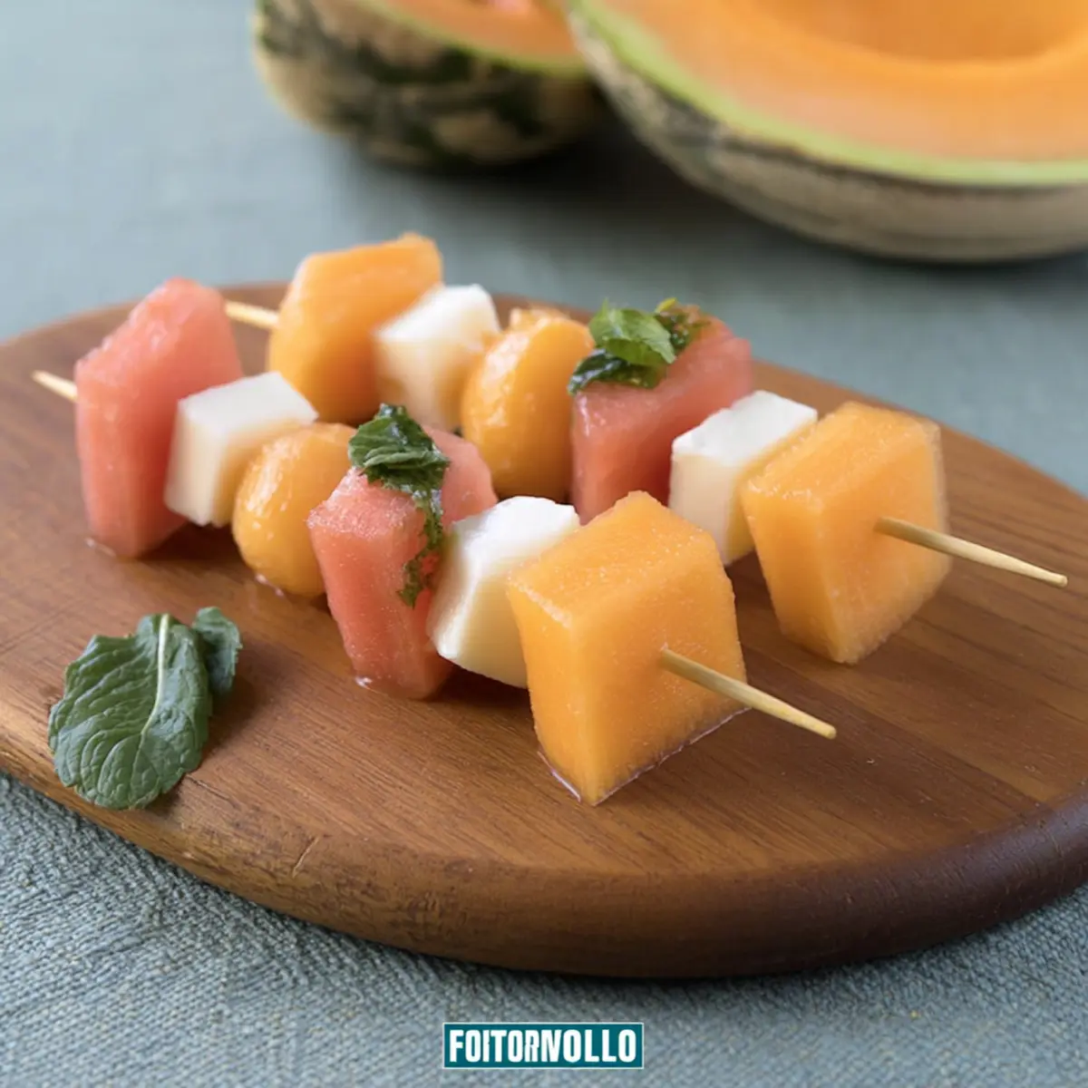 Spiedini di melone