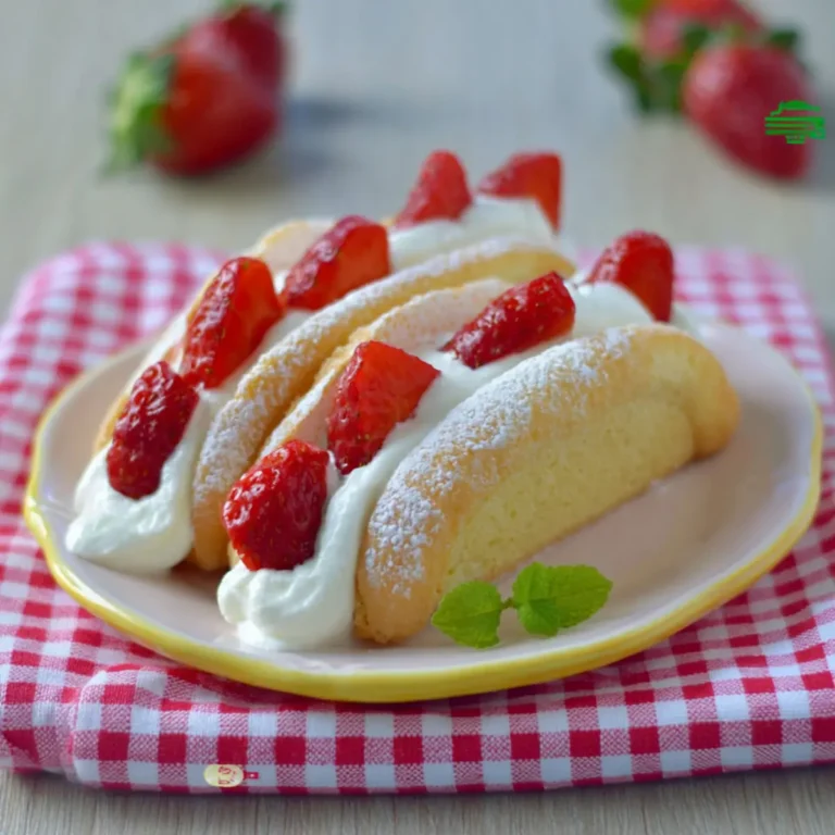 Tacos panna e fragole