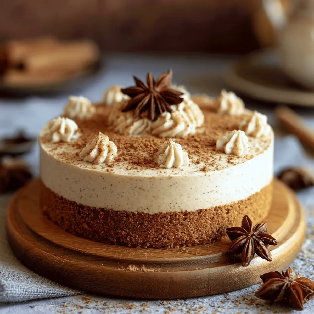 Torta chai allo zucchero di canna