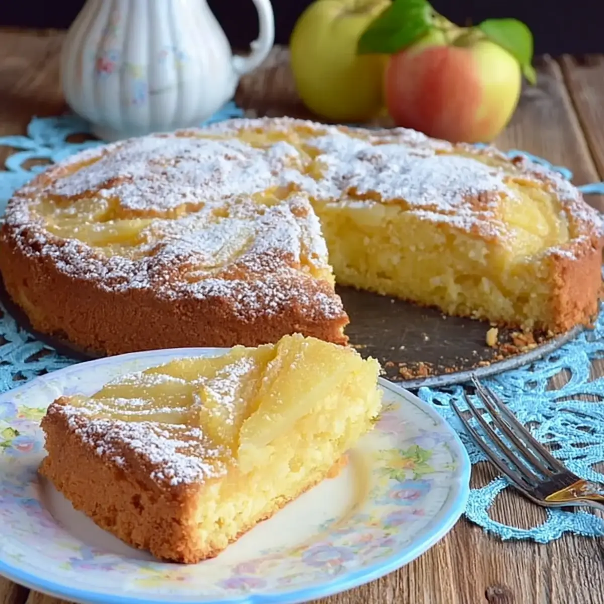 Torta di mele allo yogurt