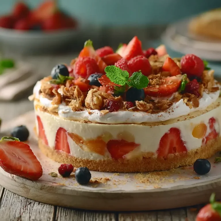 Torta estiva senza cottura