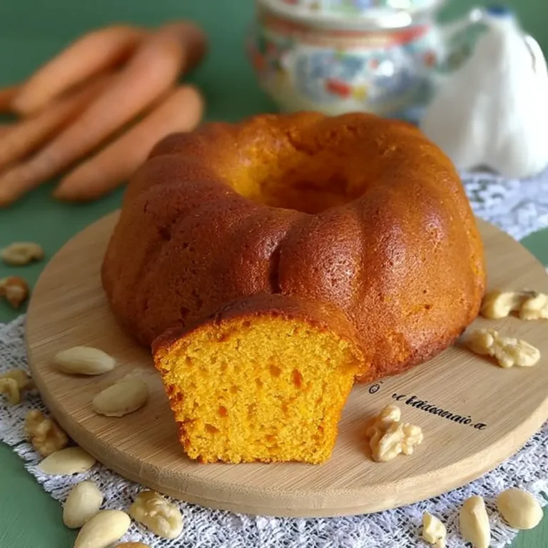 Ciambella di carote senza zucchero aggiunto
