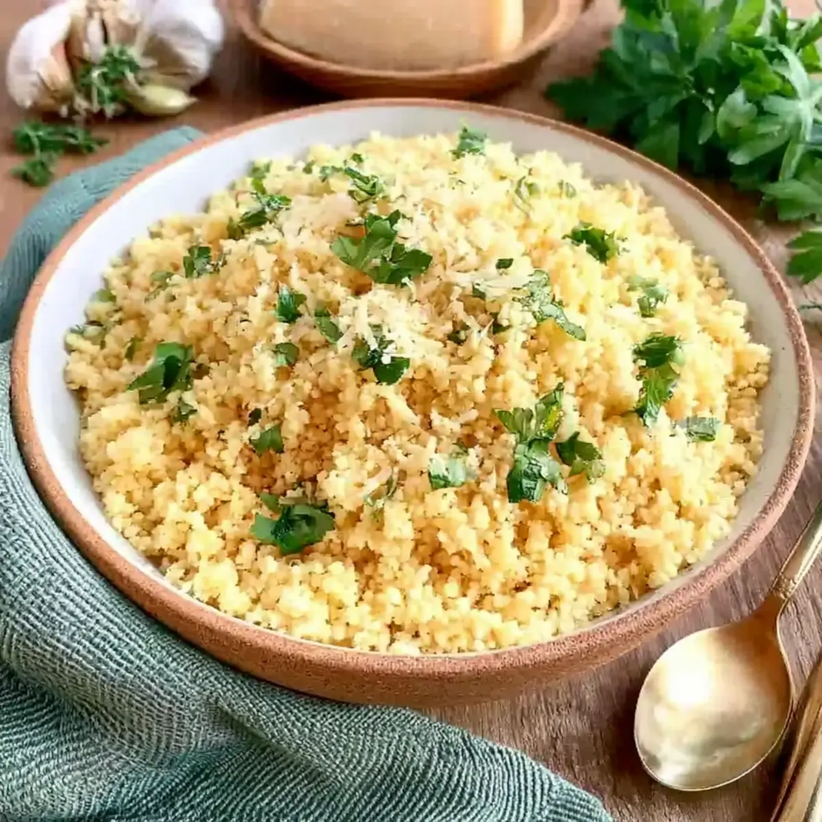 Couscous con parmigiano