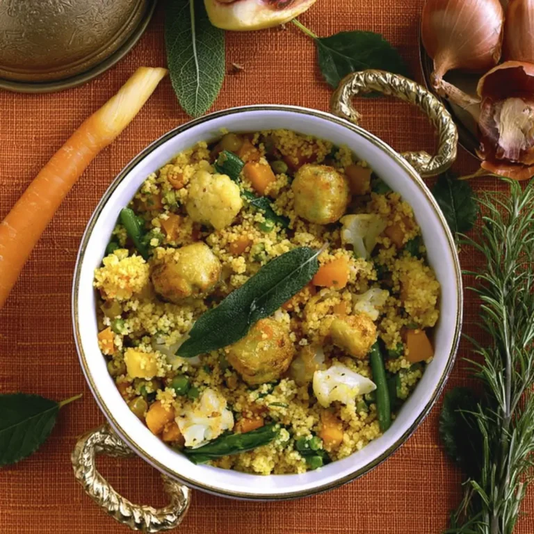 Couscous con verdure e polpettine di pesce